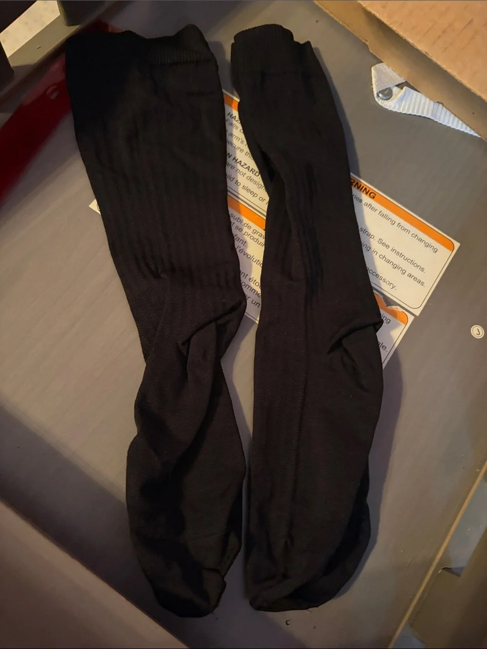 Rejuva Black Fashionable Compression Socks for Women